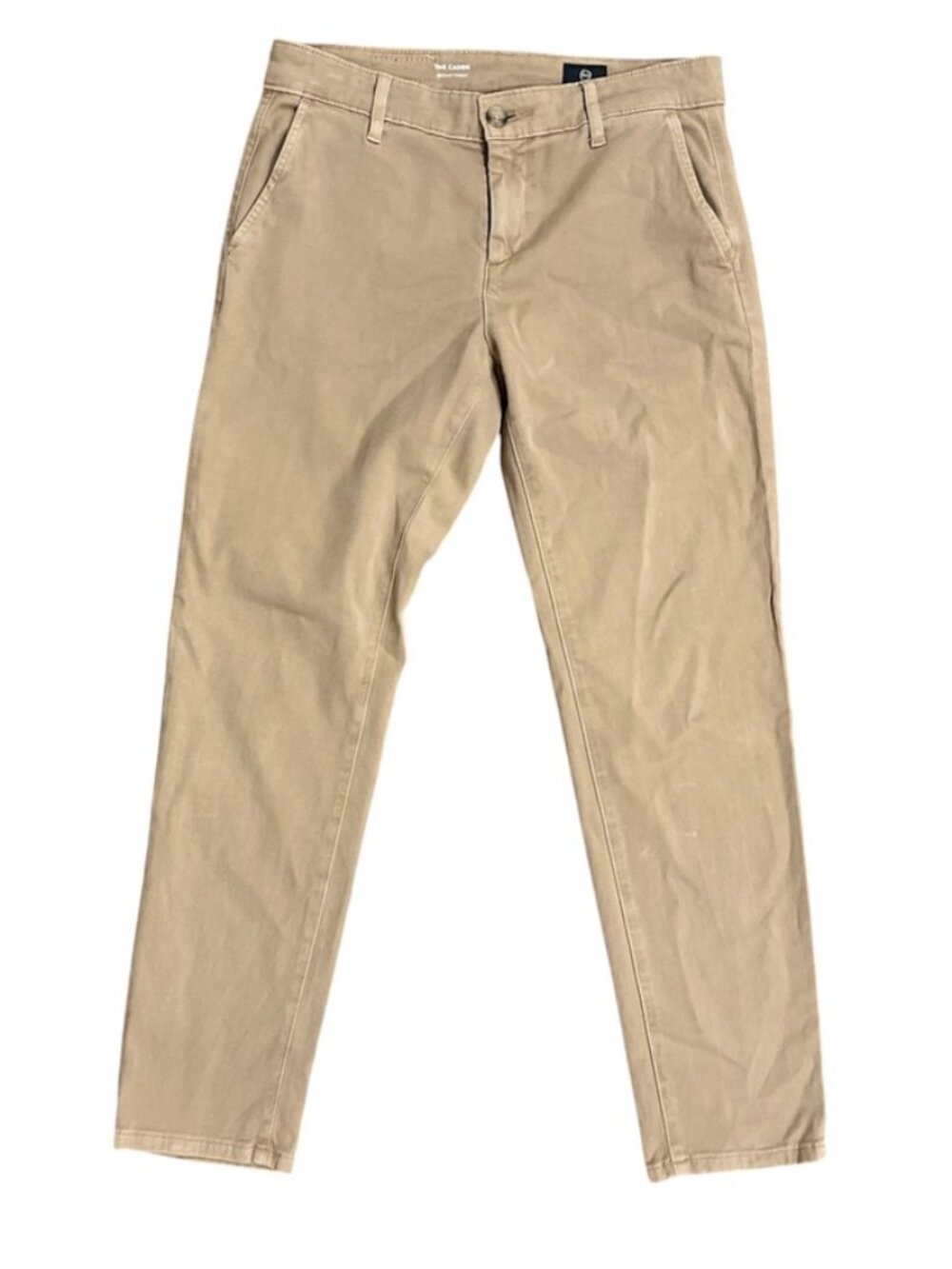 AG Caden Tailored Trouser Women’s Chino Pants Khaki Tapered Stretch Size 25R
